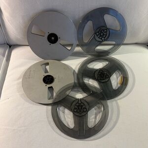 Set of 5 - Vintage Film Reels - 8mm